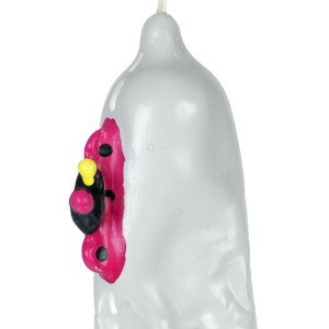CONDOMERIE - HANDPAINTED NOVELTY CONDOMS MOTORBIKE XL